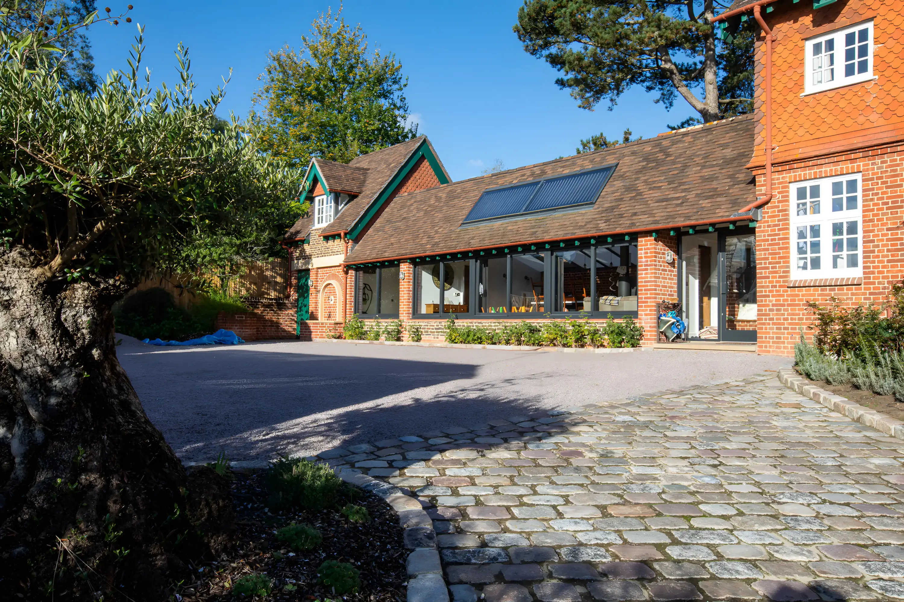A residential property designed by Abode Architects in Farnham, Surrey